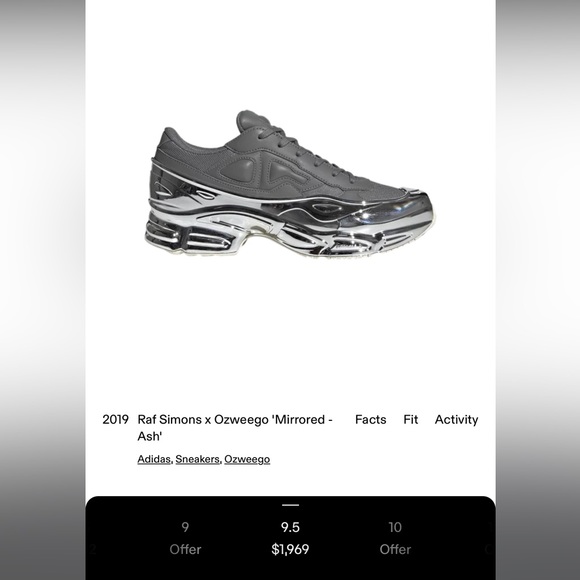 RAF simons man’s size 9.5 - Picture 3 of 3